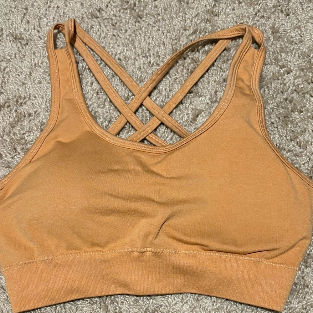 Women's orange Sports Bra